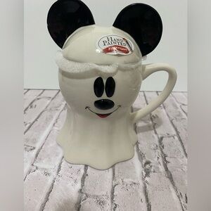 Disney Mickey Ghost Halloween Mug Ceramic New
